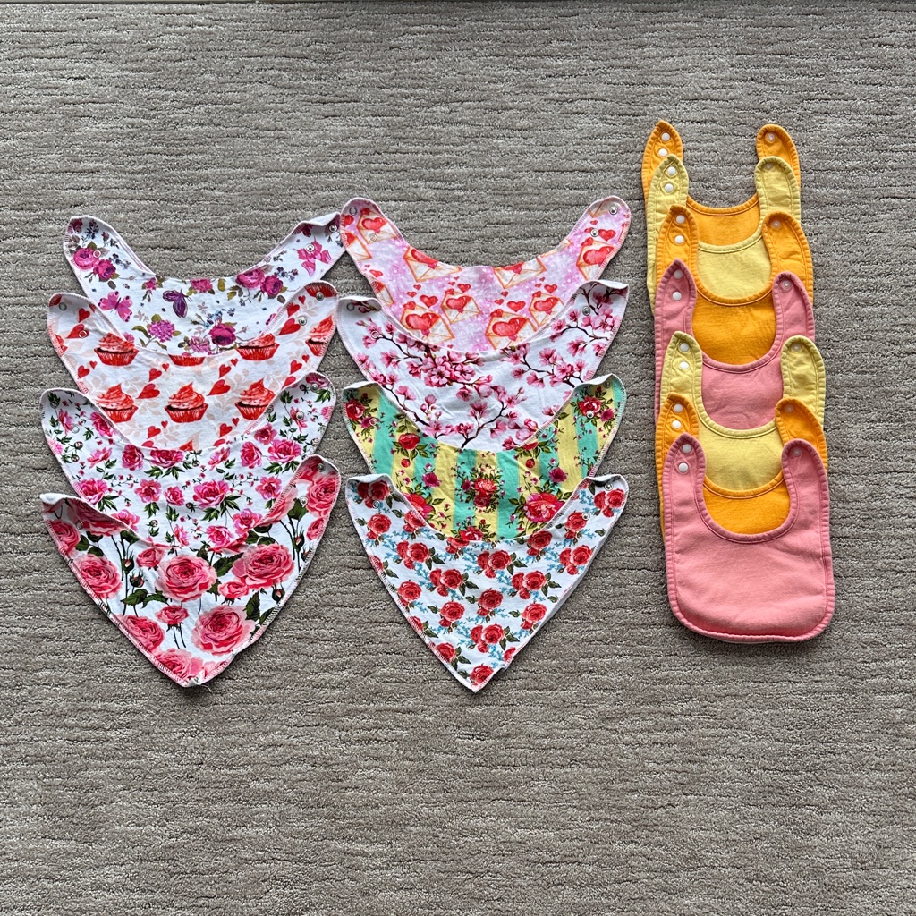 Baby Bibs- 15 Included